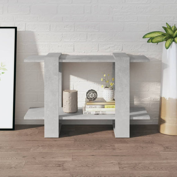 Betongraues Bücherregal/Raumteiler 80x30x51 cm