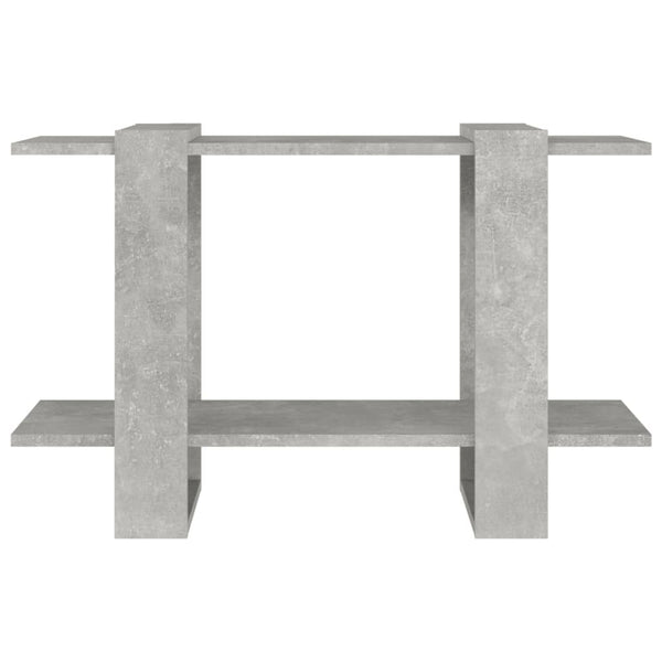 Betongraues Bücherregal/Raumteiler 80x30x51 cm