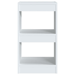 Weißes Bücherregal Raumteiler 40x30x72cm