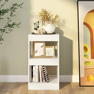 Weißes Bücherregal Raumteiler 40x30x72cm