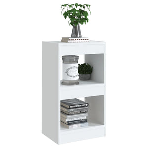 Weißes Bücherregal Raumteiler 40x30x72cm