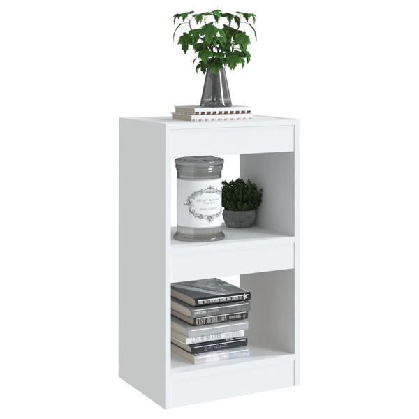 Weißes Bücherregal Raumteiler 40x30x72cm