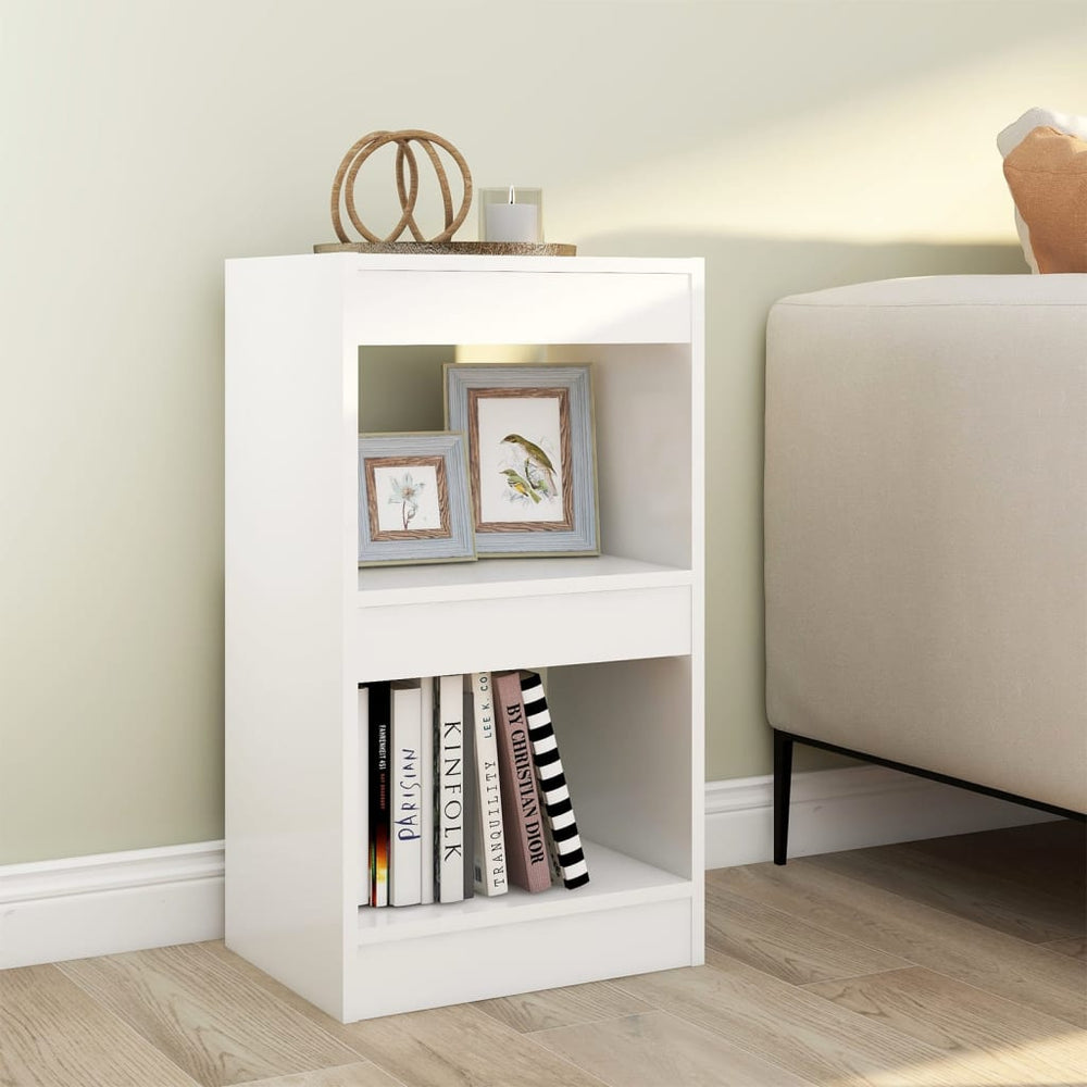 vidaXL Bibliothèque/Séparateur de pièce Blanc 40×30×72cm