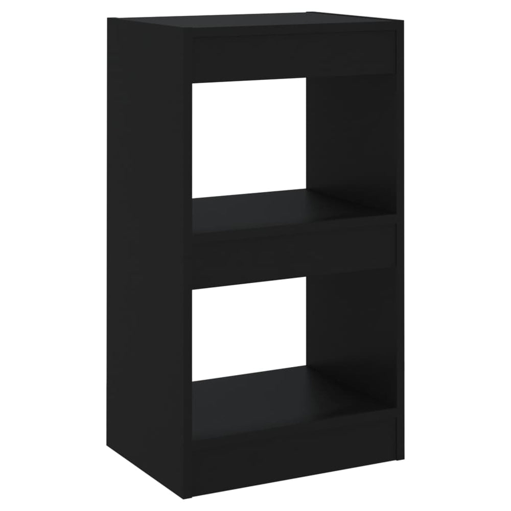 Schwarzes Bücherregal, 40x30x72 cm