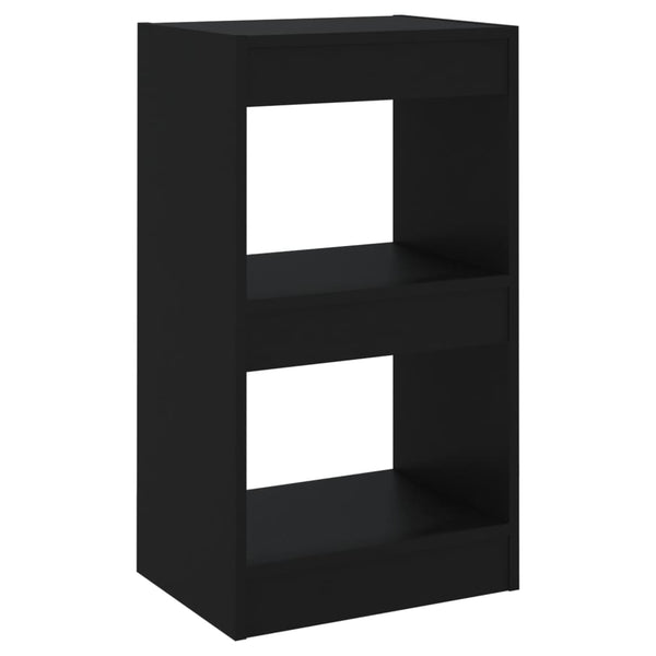 Schwarzes Bücherregal, 40x30x72 cm