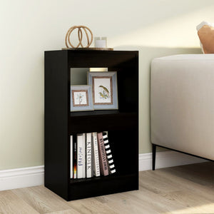 Schwarzes Bücherregal, 40x30x72 cm