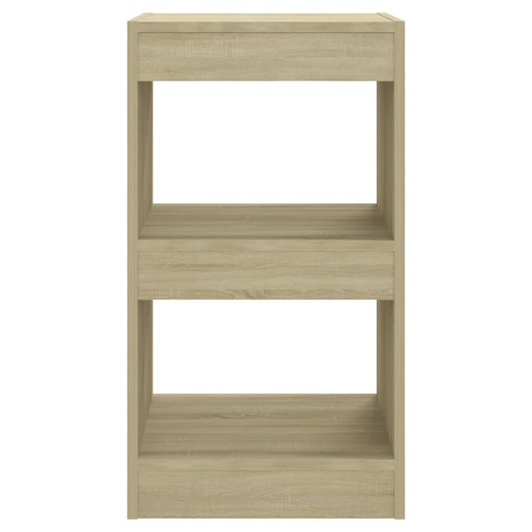 Sonoma Eiche Bücherregal Raumteiler 40x30x72 cm