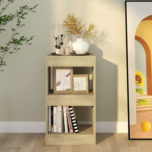 Sonoma Eiche Bücherregal Raumteiler 40x30x72 cm