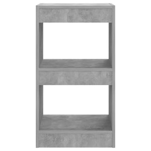 Betongraues Bücherregal, 40x30x72 cm