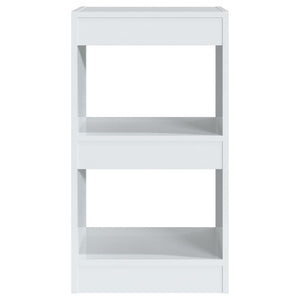 Hochglanz Bücherregal Weiß 40x30x72cm