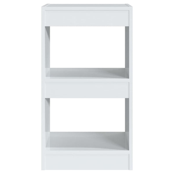 Hochglanz Bücherregal Weiß 40x30x72cm