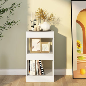 Hochglanz Bücherregal Weiß 40x30x72cm