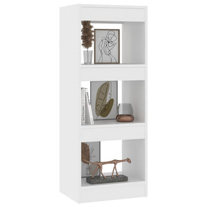Weißes Bücherregal / Raumteiler, 40x30x103 cm