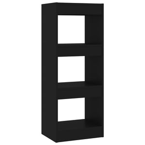 Schwarzes Bücherregal/Raumteiler 40x30x103 cm