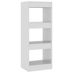 Hochglanz Bücherregal Raumteiler Weiß 40x103cm