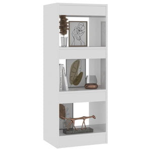 Hochglanz Bücherregal Raumteiler Weiß 40x103cm
