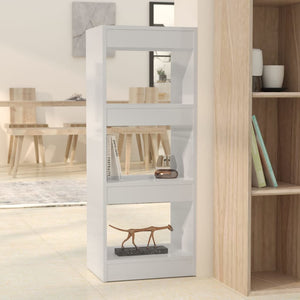 Hochglanz Bücherregal Raumteiler Weiß 40x103cm