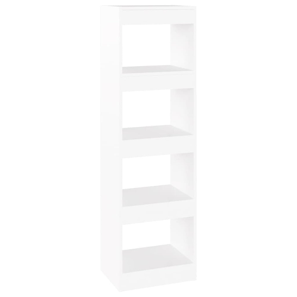 vidaXL Bibliothèque/séparateur de pièce Blanc 40x30x135 cm