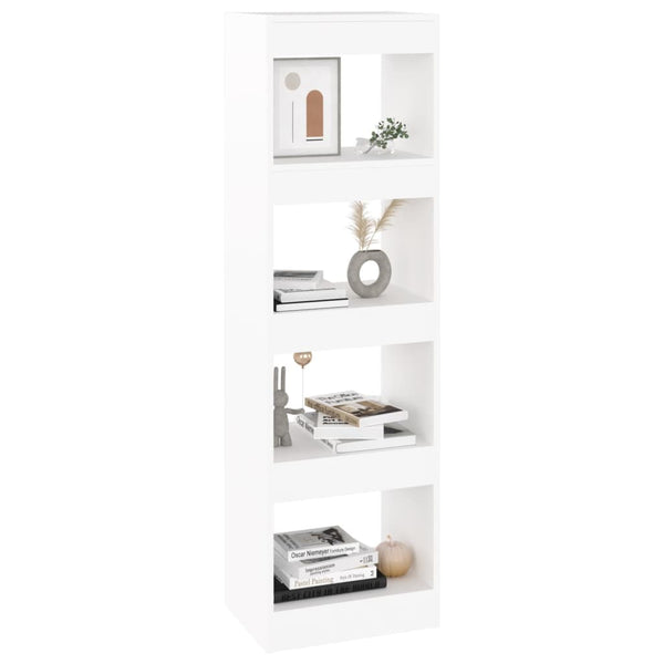 Weißes Bücherregal / Raumteiler 40x30x135 cm