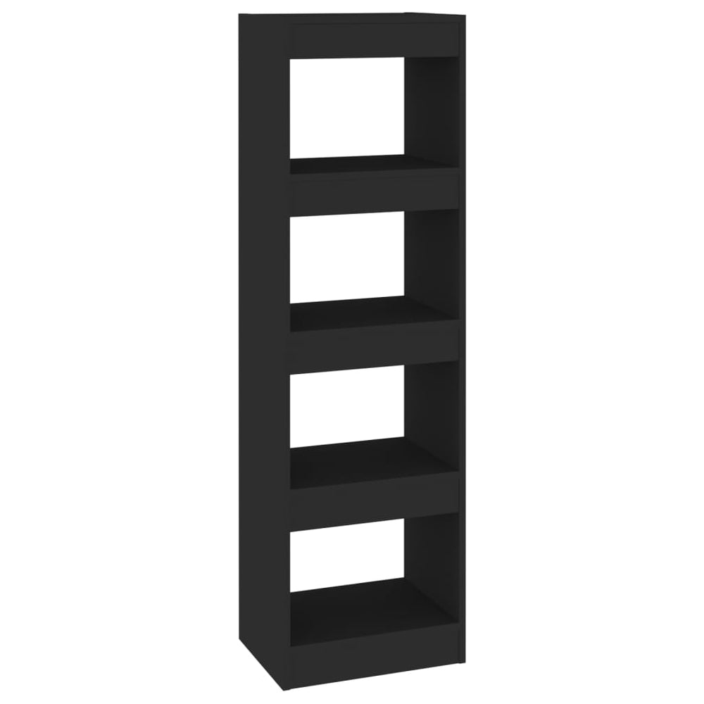 vidaXL Bibliothèque/Séparateur de pièce Noir 40x30x135 cm