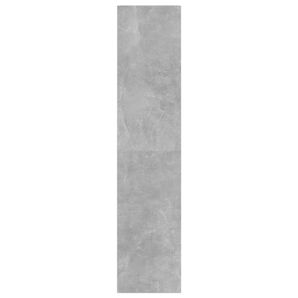 Betongraues Bücherregal/Raumteiler 40x30x135 cm