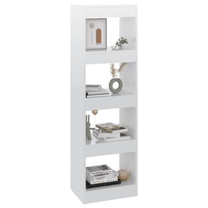Hochglanz Bücherregal Weiß 40x30x135 cm
