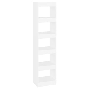 Weißes Bücherregal Raumteiler 40x30x166 cm