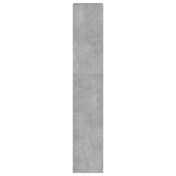 Betongraues Bücherregal & Raumteiler 40x166 cm