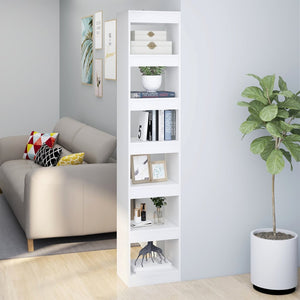 Weißes Bücherregal / Raumteiler 40x30x198 cm