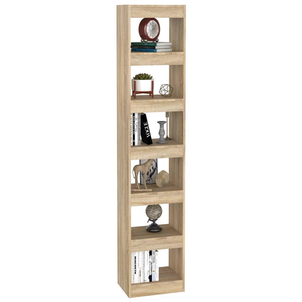 Sonoma Eiche Bücherregal Raumteiler 198cm