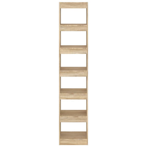 Sonoma Eiche Bücherregal Raumteiler 198cm