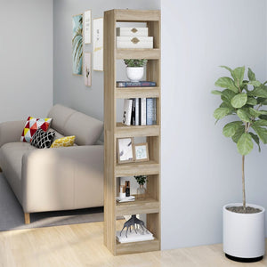 Sonoma Eiche Bücherregal Raumteiler 198cm