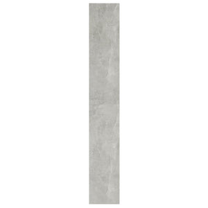 Betongraues Bücherregal/Raumteiler 40x30x198 cm