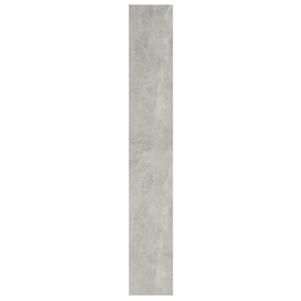 Betongraues Bücherregal/Raumteiler 40x30x198 cm