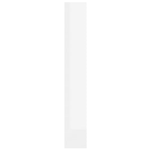 Hochglanz Bücherregal Raumteiler Weiß 198cm