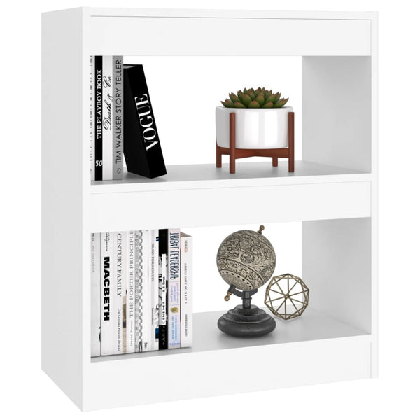 Weißes Bücherregal / Raumteiler 60x72 cm