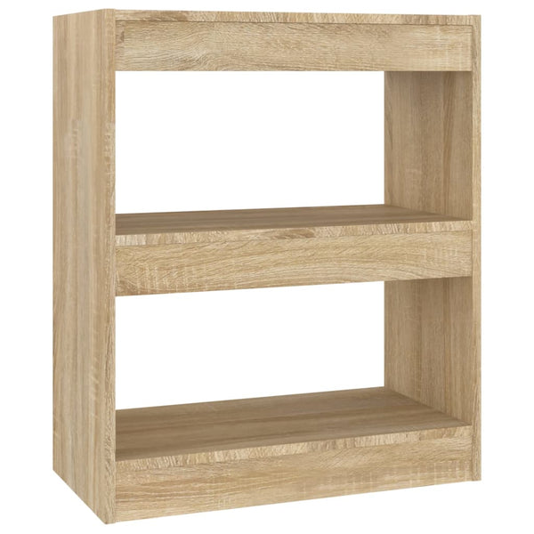 Sonoma Eiche Bücherregal Raumteiler 60x72 cm