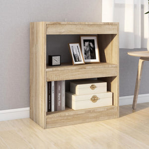Sonoma Eiche Bücherregal Raumteiler 60x72 cm