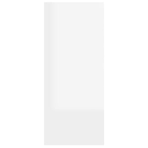 Hochglanz Bücherregal Raumteiler Weiß 60x72 cm
