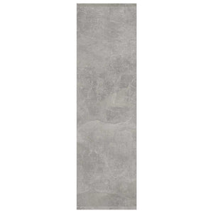 Betongraues Bücherregal 60x103 cm