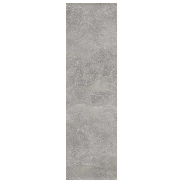 Betongraues Bücherregal 60x103 cm