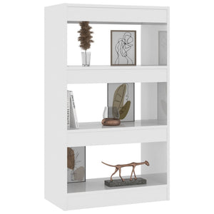 Hochglanz Bücherregal Raumteiler Weiß 60x30x103cm