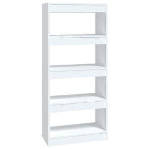 Weißes Bücherregal / Raumteiler 60x30x135 cm