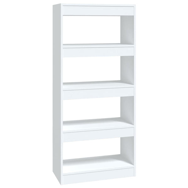 Weißes Bücherregal / Raumteiler 60x30x135 cm