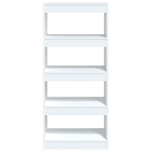 Weißes Bücherregal / Raumteiler 60x30x135 cm