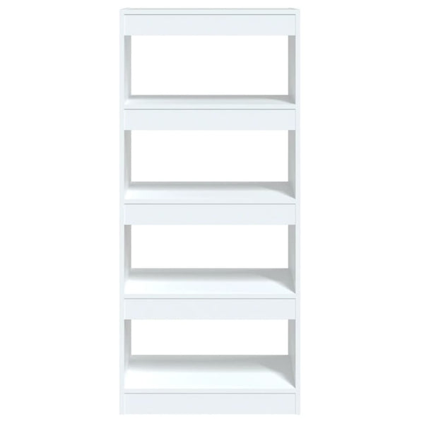 Weißes Bücherregal / Raumteiler 60x30x135 cm