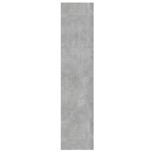 Betongraues Bücherregal/Raumteiler 60x135 cm