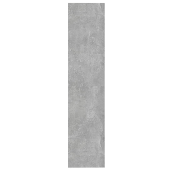 Betongraues Bücherregal/Raumteiler 60x135 cm