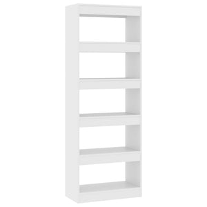 Weißes Bücherregal Raumteiler 60x166 cm