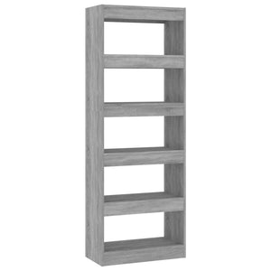Betongraues Bücherregal 60x30x166 cm